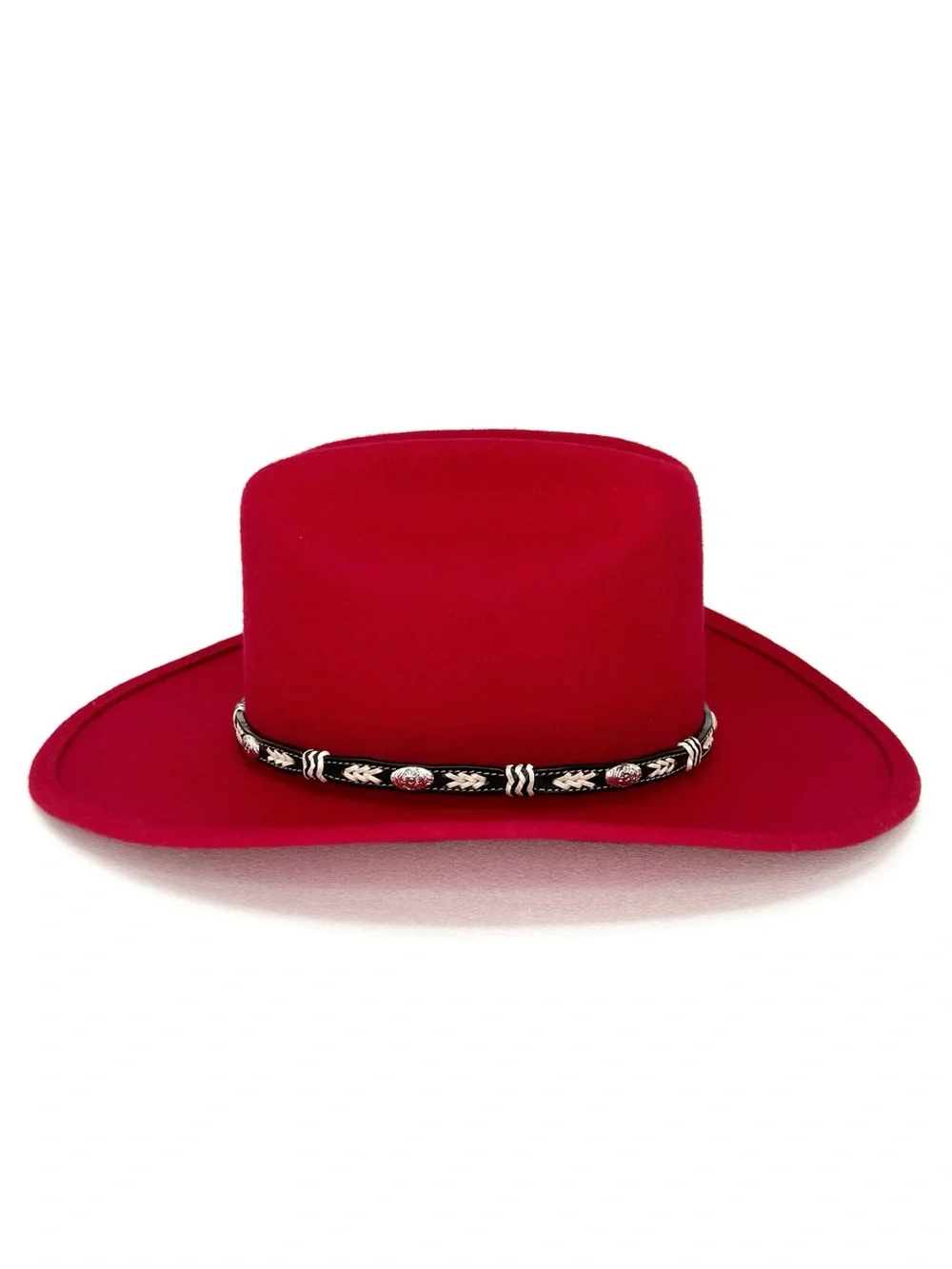 Bailey Youth Ranger Cowboy Hat Red 100% Wool Felted Western Rodeo Child Kids EUC